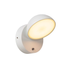 FINN Kinkiet LED 1x12W 3000K IP54 Czujnik Dzień/Noc Biały 22865/12/31 Lucide - zdjęcie produktu