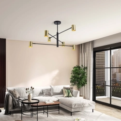 Lampa sufitowa złota SNOW 6 LP-731/6P GD LIGHT PRESTIGE - zdjęcie produktu