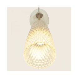 23010 PENDANT LIGHT 3XE14 MAX 40W GLASS ANTIQUE BRASS Zambelis Lights