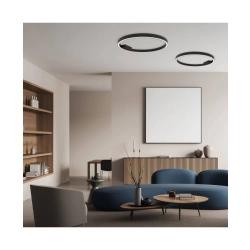 23025 CEILING LIGHT 37W 3000K ALUMINIUM-ACRYLIC BLACK Zambelis Lights