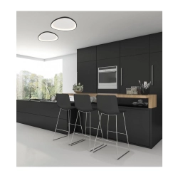 23087 CEILING LED LIGHT 32W 3000K METAL-ACRYLIC BLACK Zambelis Lights