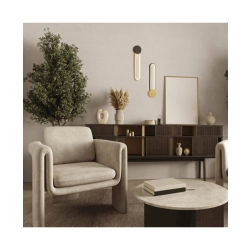 23103 SCONCE LED LIGHT 13W 3000K ALUMINIUM - SILICON, GOLD - BLACK Zambelis Lights