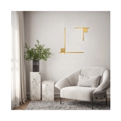 23104 SCONCE LED LIGHT 13W 3000K ALUMINIUM - SILICON GOLD Zambelis Lights