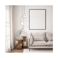 23135 PENDANT LAMP G9 MAX 7W METAL GOLD Zambelis Lights
