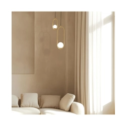 23136 PENDANT LAMP G9 MAX 7W METAL GOLD Zambelis Lights