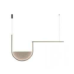 23170 PENDANT LED LIGHT 35W 3000K,4000K BLACK-LIGHT GREY Zambelis Lights