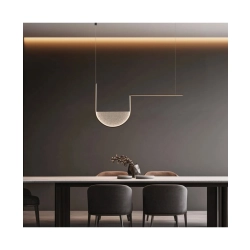 23170 PENDANT LED LIGHT 35W 3000K,4000K BLACK-LIGHT GREY Zambelis Lights