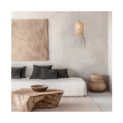 23196 PENDANT LAMP E27 MAX 20W RATTAN NATURALSHADE Zambelis Lights