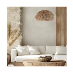 23197 PENDANT LAMP E27 MAX 20W RAFFIA NATURAL Zambelis Lights