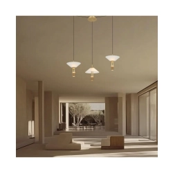 23201 PENDANT LED LIGHT 28W 3000K ALUMINIUM GOLD Zambelis Lights