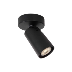 Plafon XYRUS Ø 9 cm GU10 1x5W 2200K/3000K czarny 23954/06/30 Lucide - zdjęcie produktu