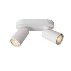 Plafon XYRUS Ø 9 cm GU10 2x5W 2200K/3000K biały 23954/11/31 Lucide - zdjęcie produktu
