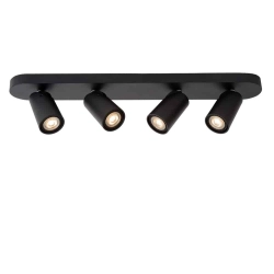 Plafon XYRUS GU10 4x5W 2200K/3000K czarny 23954/21/30 Lucide - zdjęcie produktu