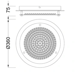 Lampa sufitowa Mantra Crystal Led 5091MA - zdjęcie dodatkowe 1