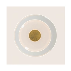 25141 PENDANT LED LIGHT 10W 3000K BRUSHED BRASS - CLEAR GLASS Zambelis Lights