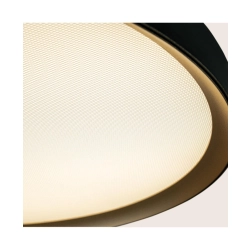 25186 CEILING LED LIGHT 20W 2700K-3000K-4000K ALUMINIUM - MICROPRISMATIC ACRYLIC BLACK MATT - GOLD Zambelis Lights