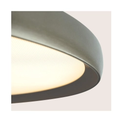 25187 CEILING LED LIGHT 20W 2700K-3000K-4000K ALUMINIUM - MICROPRISMATIC ACRYLIC BRUSHED GREY Zambelis Lights
