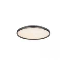 25187 CEILING LED LIGHT 20W 2700K-3000K-4000K ALUMINIUM - MICROPRISMATIC ACRYLIC BRUSHED GREY Zambelis Lights