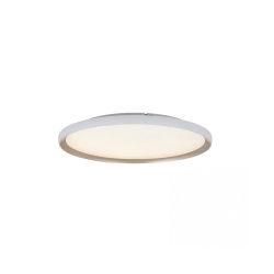 25188 CEILING LED LIGHT 42W 2700K-3000K-4000K ALUMINIUM - MICROPRISMATIC ACRYLIC WHITE MATT - GOLD Zambelis Lights