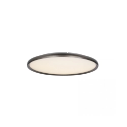 25190 CEILING LED LIGHT 42W 2700K-3000K-4000K ALUMINIUM - MICROPRISMATIC ACRYLIC BRUSHED GREY Zambelis Lights