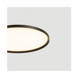 25198 CEILING LED LIGHT 42W 2700K-3200K-4000K DALI SANDY BLACK - METAL - ALUMINIUM - MICROPRISMATIC DIFFUSER Zambelis Lights