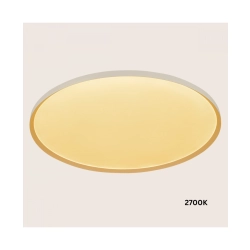 25199 CEILING LED LIGHT 56W 2700K-3200K-4000K DALI SANDY WHITE - METAL - ALUMINIUM - MICROPRISMATIC DIFFUSER Zambelis Lights