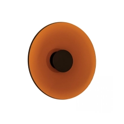 25272 WALL LED LIGHT 22W 2700K-3000K TRIAC BLACK MATT - TAWNY GLASS Zambelis Lights