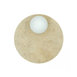 25316 WALL LIGHT 1xG9 LED MAX 5W NATURAL STONE - OPAL GLASS Zambelis Lights