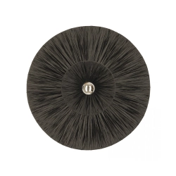 25333 WALL LIGHT 1xE27 MAX 20W METAL - BLACK RATTAN Zambelis Lights