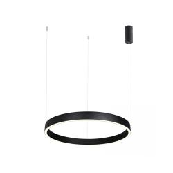 25365 PENDANT LED LIGHT UP-DOWN 59W 3000K BLACK ALUMINIUM - ACRYLIC Zambelis Lights
