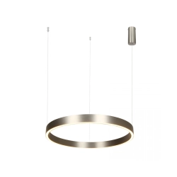 25366 PENDANT LED LIGHT UP-DOWN 59W 3000K ELECTROPLATE BRUSHED NICKEL ALUMINIUM - ACRYLIC Zambelis Lights