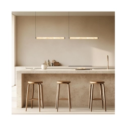 2539 PENDANT LED LINE LIGHT 23W 3000K TRIAC SANDY BLACK - ALABASTER Zambelis Lights