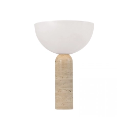 25427 TABLE LIGHT 1xE27 MAX 40W NATURAL STONE - OPAL ACRYLIC Zambelis Lights