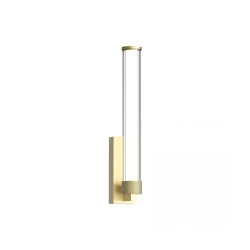 25445 WALL LED LIGHT 9W 3000K TRIAC BRUSHED GOLD Zambelis Lights