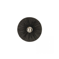 25455 WALL LIGHT 1xE27 MAX 20W METAL - BLACK RATTAN Zambelis Lights