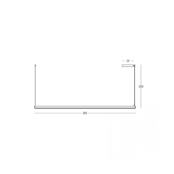 Lampa wisząca LED 2558 42W 3000K Zambelis Lights - zdjęcie 2
