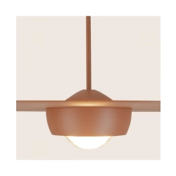 2588 PENDANT LED LIGHT 21W 3000K TRIAC SANDY BRICK RED Zambelis Lights
