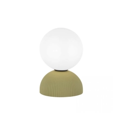 2589 TABLE LIGHT 1xG9 LED MAX 9W CLAY OLIVE GREEN - BLACK Zambelis Lights