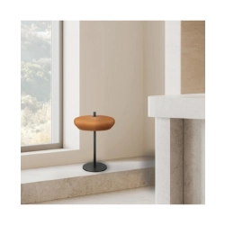 2593 TABLE LIGHT 2xG9 LED MAX 9W TERRACOTTA - SANDY BLACK CLAY - METAL Zambelis Lights