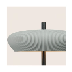 2594 TABLE LIGHT 2xG9 LED MAX 9W GREY - SANDY BLACK CLAY - METAL Zambelis Lights