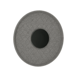 2618 WALL LED ACOUSTIC LIGHT 6W 3000K GREY DIAMOND PATTERN METAL - ACRYLIC Zambelis Lights
