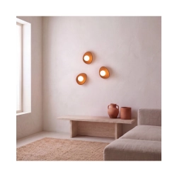 2622 WALL LIGHT 1xG9 LED MAX 7W MAX TERRACOTTA CLAY - OPAL GLASS Zambelis Lights