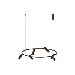 2635 PENDANT LED LIGHT 29W 3000K SANDY BLACK MOVABLE SPOTS Zambelis Lights