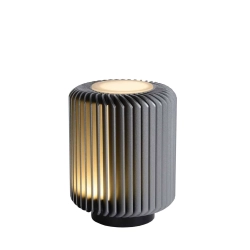 Lampa stołowa TURBIN Ø 10,6 cm LED 1x5W 3000K Grey 26500/05/36 Lucide - zdjęcie produktu