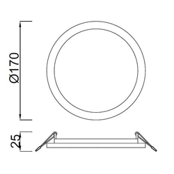 Lampa wpuszczana Mantra Saona C0182MA - zdjęcie dodatkowe 1