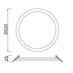 Lampa wpuszczana Mantra Saona C0183MA - zdjęcie dodatkowe 1