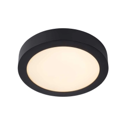 Plafon BRICE Ø 24 cm LED Dim. 1x15W 3000K IP44 czarny 28116/24/30 Lucide - zdjęcie produktu