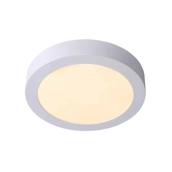 Plafon BRICE Ø 24 cm LED Dim. 1x15W 3000K IP44 biały 28116/24/31 Lucide - zdjęcie produktu