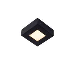 Plafon BRICE LED Dim. 1x8W 3000K IP44 czarny 28117/11/30 Lucide - zdjęcie produktu