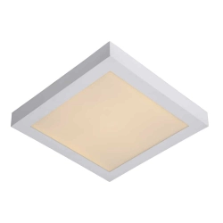 Plafon BRICE LED Dim. 1x30W 3000K IP44 biały 28117/30/31 Lucide - zdjęcie produktu